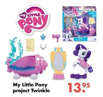 Aanbiedingen My little pony project twinkle - My Little Pony - Geldig van 09/10/2017 tot 06/12/2017 bij Multi Bazar