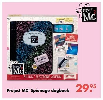 Aanbiedingen Project mc2 spionage dagboek - Project MCÂ² - Geldig van 09/10/2017 tot 06/12/2017 bij Multi Bazar