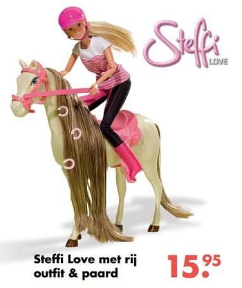 Aanbiedingen Steffi love met rij outfit + paard - Steffi Love - Geldig van 09/10/2017 tot 06/12/2017 bij Multi Bazar