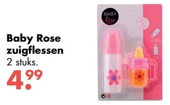 Aanbiedingen Baby rose zuigflessen - Huismerk - Multi Bazar - Geldig van 09/10/2017 tot 06/12/2017 bij Multi Bazar