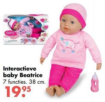 Aanbiedingen Interactieve baby beatrice - Lissi Dolls - Geldig van 09/10/2017 tot 06/12/2017 bij Multi Bazar