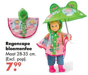 Aanbiedingen Regencape bloemenfee - Heless - Geldig van 09/10/2017 tot 06/12/2017 bij Multi Bazar