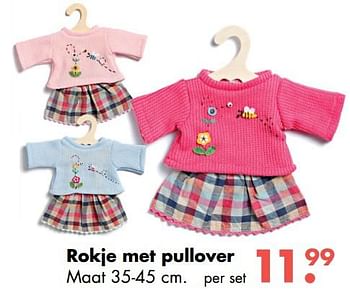 Aanbiedingen Rokje met pullover - Heless - Geldig van 09/10/2017 tot 06/12/2017 bij Multi Bazar