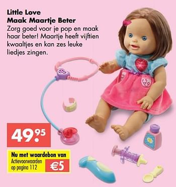 Aanbiedingen Little love maak maartje beter - Little Love - Geldig van 09/10/2017 tot 06/12/2017 bij Multi Bazar