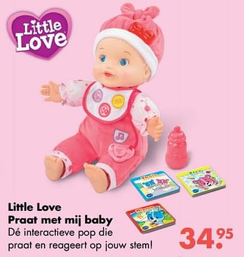 Aanbiedingen Little love praat met mij baby - Little Love - Geldig van 09/10/2017 tot 06/12/2017 bij Multi Bazar