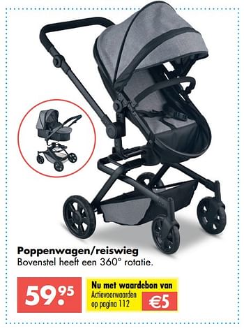 Aanbiedingen Poppenwagen-reiswieg - Huismerk - Multi Bazar - Geldig van 09/10/2017 tot 06/12/2017 bij Multi Bazar