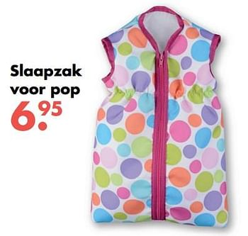 Aanbiedingen Slaapzak voor pop - Huismerk - Multi Bazar - Geldig van 09/10/2017 tot 06/12/2017 bij Multi Bazar