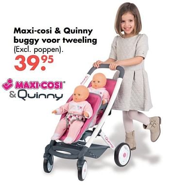 Aanbiedingen Maxi-cosi + quinny buggy voor tweeling - Maxi-cosi - Geldig van 09/10/2017 tot 06/12/2017 bij Multi Bazar