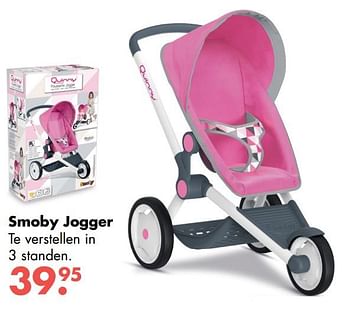 Aanbiedingen Smoby jogger - Quinny - Geldig van 09/10/2017 tot 06/12/2017 bij Multi Bazar