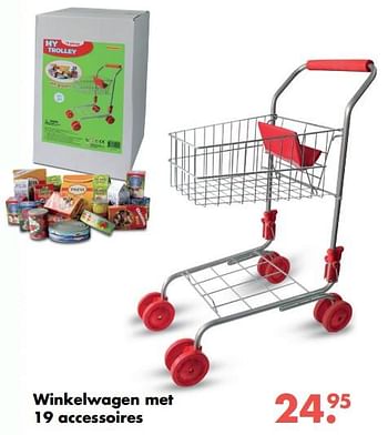 Aanbiedingen Winkelwagen met 19 accessoires - Huismerk - Multi Bazar - Geldig van 09/10/2017 tot 06/12/2017 bij Multi Bazar