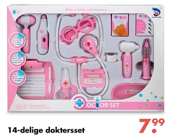 Aanbiedingen 14-delige doktersset - Huismerk - Multi Bazar - Geldig van 09/10/2017 tot 06/12/2017 bij Multi Bazar