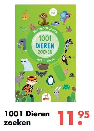 Aanbiedingen 1001 dieren zoeken - Huismerk - Multi Bazar - Geldig van 09/10/2017 tot 06/12/2017 bij Multi Bazar