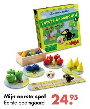 Aanbiedingen Mijn eerste spel - Haba - Geldig van 09/10/2017 tot 06/12/2017 bij Multi Bazar