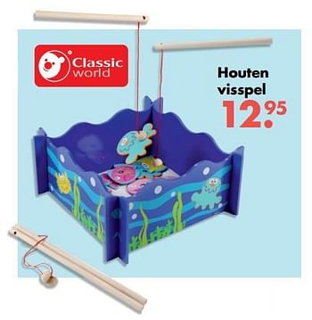 Aanbiedingen Houten visspel - Classic World - Geldig van 09/10/2017 tot 06/12/2017 bij Multi Bazar