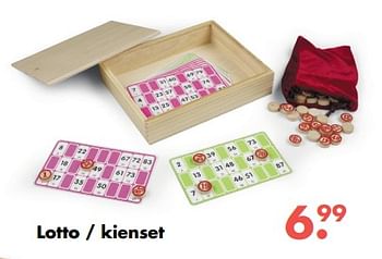 Aanbiedingen Lotto - kienset - Huismerk - Multi Bazar - Geldig van 09/10/2017 tot 06/12/2017 bij Multi Bazar