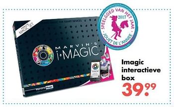 Aanbiedingen Imagic interactieve box - Marvin's Magic - Geldig van 09/10/2017 tot 06/12/2017 bij Multi Bazar