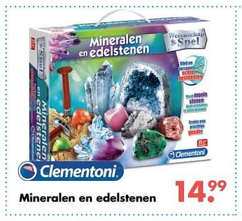 Aanbiedingen Mineralen en edelstenen - Clementoni - Geldig van 09/10/2017 tot 06/12/2017 bij Multi Bazar