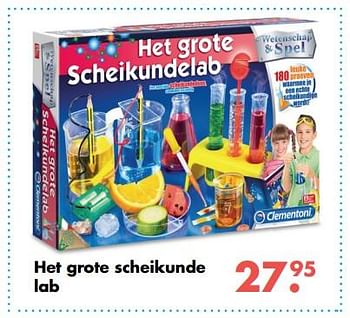 Aanbiedingen Het grote scheikunde lab - Ravensburger - Geldig van 09/10/2017 tot 06/12/2017 bij Multi Bazar