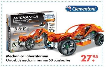 Aanbiedingen Mechanica laboratorium - Clementoni - Geldig van 09/10/2017 tot 06/12/2017 bij Multi Bazar