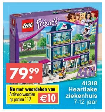 Aanbiedingen Heartlake ziekenhuis - Lego - Geldig van 09/10/2017 tot 06/12/2017 bij Multi Bazar