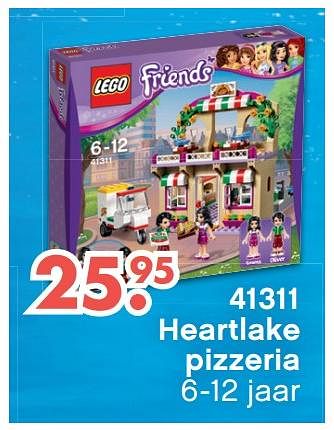 Aanbiedingen Heartlake pizzeria - Lego - Geldig van 09/10/2017 tot 06/12/2017 bij Multi Bazar