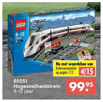 Aanbiedingen Hogesnelheidstrein - Lego - Geldig van 09/10/2017 tot 06/12/2017 bij Multi Bazar