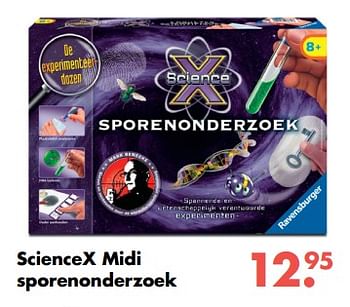 Aanbiedingen Sciencex midi sporenonderzoek - Ravensburger - Geldig van 09/10/2017 tot 06/12/2017 bij Multi Bazar