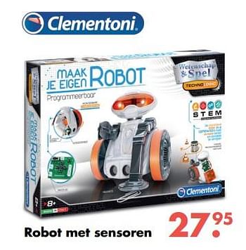 Aanbiedingen Robot met sensoren - Clementoni - Geldig van 09/10/2017 tot 06/12/2017 bij Multi Bazar