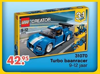 Aanbiedingen Turbo baanracer - Lego - Geldig van 09/10/2017 tot 06/12/2017 bij Multi Bazar