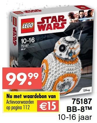 Aanbiedingen Bb-8 - Lego - Geldig van 09/10/2017 tot 06/12/2017 bij Multi Bazar