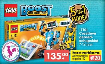 Aanbiedingen Creatieve gereedschapskist - Lego - Geldig van 09/10/2017 tot 06/12/2017 bij Multi Bazar