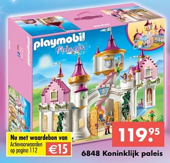 Aanbiedingen Koninklijk paleis - Playmobil - Geldig van 09/10/2017 tot 06/12/2017 bij Multi Bazar