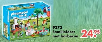 Aanbiedingen Familiefeest met barbecue - Playmobil - Geldig van 09/10/2017 tot 06/12/2017 bij Multi Bazar