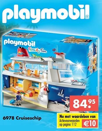 Aanbiedingen Cruiseschip - Playmobil - Geldig van 09/10/2017 tot 06/12/2017 bij Multi Bazar