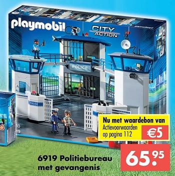 Aanbiedingen Politiebureau met gevangenis - Playmobil - Geldig van 09/10/2017 tot 06/12/2017 bij Multi Bazar