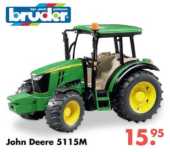 Aanbiedingen John deere 5115m - Bruder - Geldig van 09/10/2017 tot 06/12/2017 bij Multi Bazar