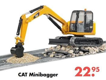 Aanbiedingen Cat minibagger - Bruder - Geldig van 09/10/2017 tot 06/12/2017 bij Multi Bazar