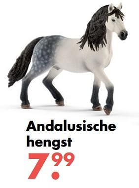 Aanbiedingen Andalusische hengst - Schleich - Geldig van 09/10/2017 tot 06/12/2017 bij Multi Bazar