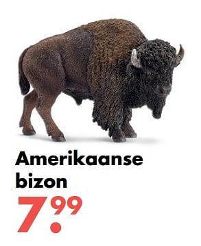 Aanbiedingen Amerikaanse bizon - Schleich - Geldig van 09/10/2017 tot 06/12/2017 bij Multi Bazar