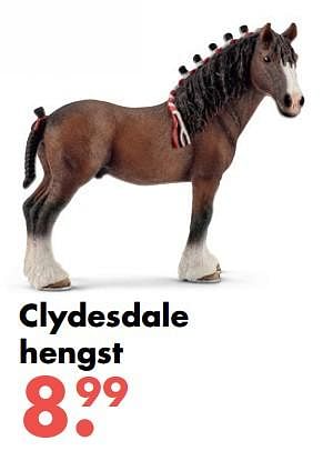 Aanbiedingen Clydesdale hengst - Schleich - Geldig van 09/10/2017 tot 06/12/2017 bij Multi Bazar