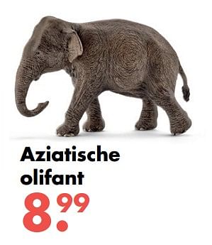 Aanbiedingen Aziatische olifant - Schleich - Geldig van 09/10/2017 tot 06/12/2017 bij Multi Bazar