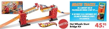 Aanbiedingen Hot wheels stunt bridge kit - Mattel - Geldig van 09/10/2017 tot 06/12/2017 bij Multi Bazar