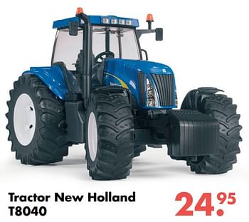 Aanbiedingen Tractor new holland t8040 - Bruder - Geldig van 09/10/2017 tot 06/12/2017 bij Multi Bazar