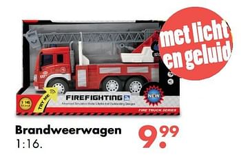 Aanbiedingen Brandweerwagen - Huismerk - Multi Bazar - Geldig van 09/10/2017 tot 06/12/2017 bij Multi Bazar