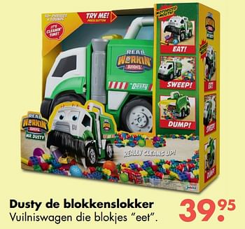 Aanbiedingen Dusty de blokkenslokker - Huismerk - Multi Bazar - Geldig van 09/10/2017 tot 06/12/2017 bij Multi Bazar