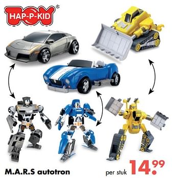 Aanbiedingen M.a.r.s autotron - Hap P Kids - Geldig van 09/10/2017 tot 06/12/2017 bij Multi Bazar