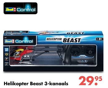 Aanbiedingen Helikopter beast 3-kanaals - Revell - Geldig van 09/10/2017 tot 06/12/2017 bij Multi Bazar