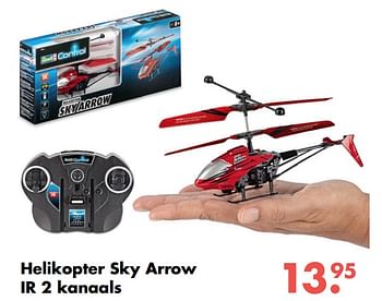 Aanbiedingen Helikopter sky arrow ir 2 kanaals - Revell - Geldig van 09/10/2017 tot 06/12/2017 bij Multi Bazar