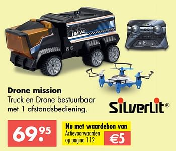 Aanbiedingen Drone mission - Silverlit - Geldig van 09/10/2017 tot 06/12/2017 bij Multi Bazar