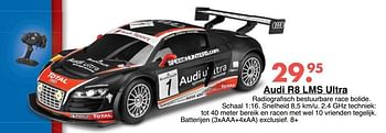 Aanbiedingen Audi r8 lms ultra - Huismerk - Multi Bazar - Geldig van 09/10/2017 tot 06/12/2017 bij Multi Bazar